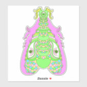 De alles ziende mot sticker (Vel)