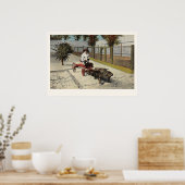 De Alligator Express Winkelwagen Print (Keuken)