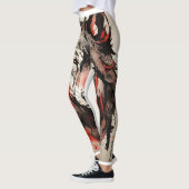 De Allure van Bloody Fox Logo op Leggings (Links)