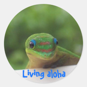 De Aloha Lifestyle Ronde Sticker