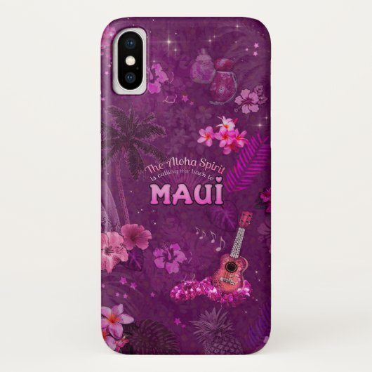 De Aloha Spirit belt me terug naar Maui Case-Mate iPhone Case (Achterkant)