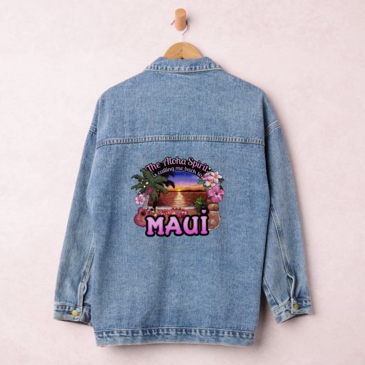 De Aloha Spirit belt me terug naar Maui Denim Jacket (Hangar)