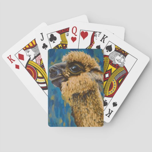 De Alpaca overlopen Speelkaarten (Achterkant)