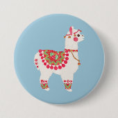 De Alpaca Ronde Button 7,6 Cm (Voorkant)