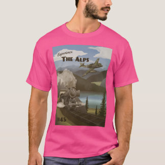 De Alpen 1945 - Mountain Vista Travel poster T-shirt