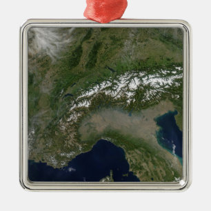 De Alpen 2 Metalen Ornament