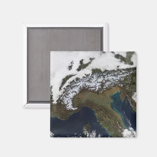 De Alpen 4 Magneet (Voorkant / Achterkant)