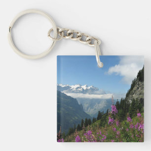 De Alpen, prachtige landschapsfoto Sleutelhanger
