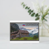 De Alpen van Liechtenstein Briefkaart (Staand voorkant)