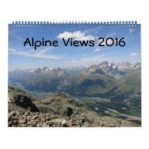 De alpiene Kalender 2016 van Uitzichten