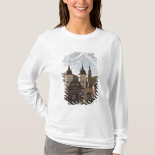 De Alte Brucke in de Oude Stad, Heidelberg, Duitsl T-shirt
