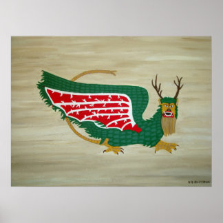 De Alton Piasa Bird Poster