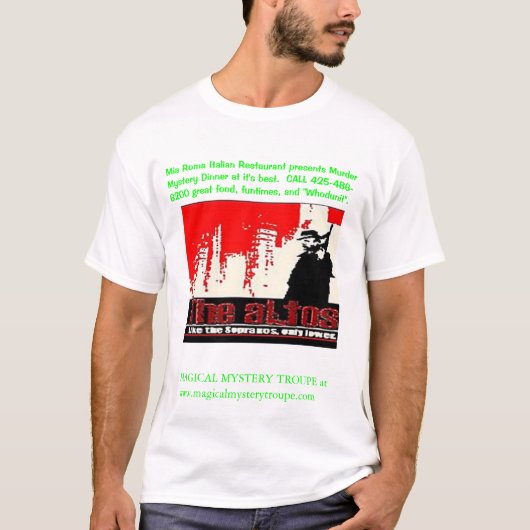 De Altos Tee Shirt (Voorkant)