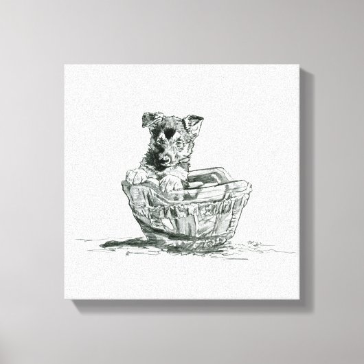 "De Altruïstische - Moderne Oorlog" door Jaime Mun Canvas Afdruk (Voorkant)