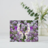De Alyssum Twin Fairies Briefkaart (Staand voorkant)