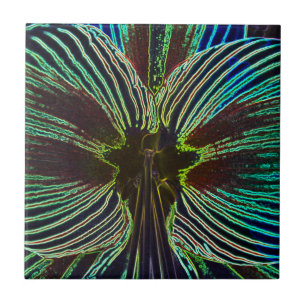 De Amaryllis van het neon Tegeltje