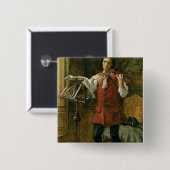 De Amateur Vierkante Button 5,1 Cm (Voorkant /achterkant)