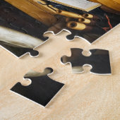 De ambassadeurs die Hans Holbein schilderen Legpuzzel (Zijkant)