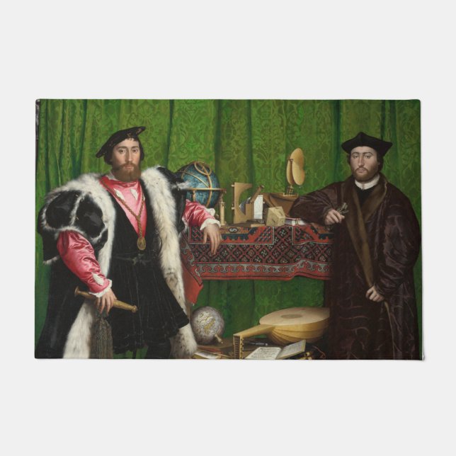 De ambassadeurs, Holbein, jongere Deurmat (Voorkant)