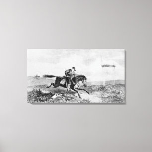 De American Pony Express Canvas Afdruk