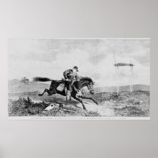 De American Pony Express Poster (Voorkant)