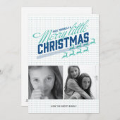 De americana Blauwe Kaart van de Foto van de (Voorkant / Achterkant)