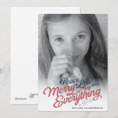 De americana Rode Kaart van de Foto van de (Voorkant / Achterkant)