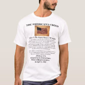 DE AMERIKAANS IS OPGERICHT T-SHIRT (Voorkant)