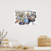 De Amerikaanse couchaardappel Poster (Keuken)