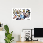 De Amerikaanse couchaardappel Poster (Thuiskantoor)