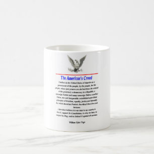 De Amerikaanse Creed Koffiemok