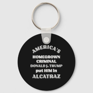 De Amerikaanse crimineel D. Trump heeft hem in een Sleutelhanger