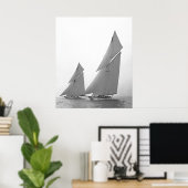 De Amerikaanse Cup Defenders Poster (Thuiskantoor)