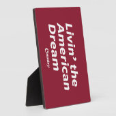 De Amerikaanse droom leven Fotoplaat (Zijkant)