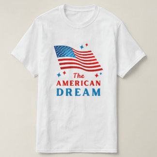 De Amerikaanse droom ontwerp. T-shirt