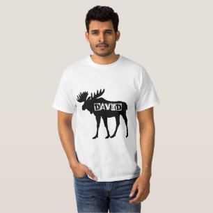 De Amerikaanse elanden personaliseren T-shirt