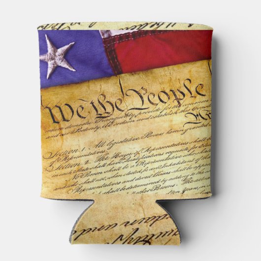 De Amerikaanse grondwet Blikjeskoeler (Achterkant)