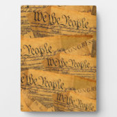 De Amerikaanse grondwet Fotoplaat (voorkant)