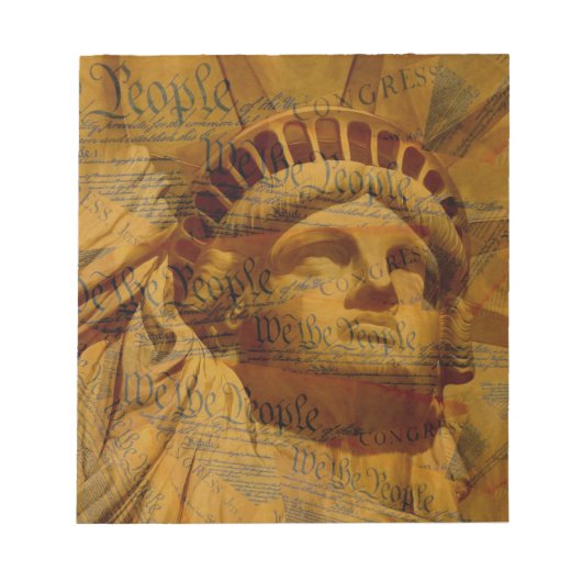 De Amerikaanse grondwet Notitieblok (Voorkant)