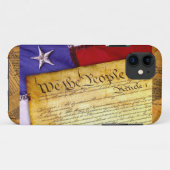 De Amerikaanse grondwet van het volk Case-Mate iPhone Case (Achterkant (horizontaal))