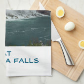 De Amerikaanse Herfsten op Niagara Herfsten Theedoek (Quarter Fold)