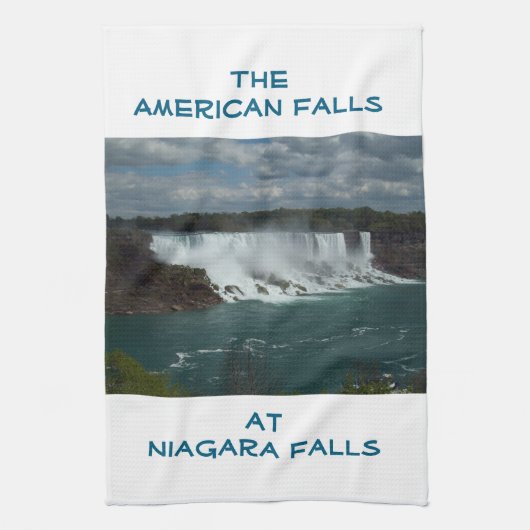 De Amerikaanse Herfsten op Niagara Herfsten Theedoek (Verticaal)