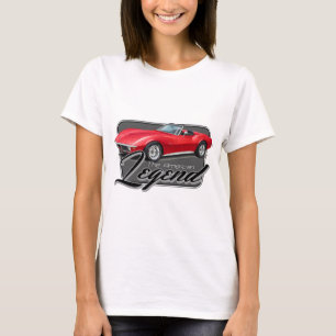 De Amerikaanse Legende in Rood T-shirt