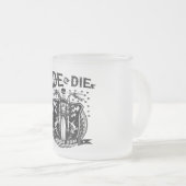 de amerikaanse legende matglas koffiemok (Voorkant rechts)