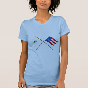 De Amerikaanse Maagdeneilanden en Puerto Rico Flag T-shirt