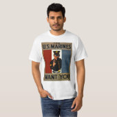 De Amerikaanse mariniers willen je T-shirt (Voorkant volledig)