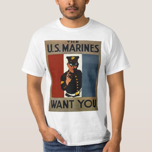De Amerikaanse mariniers willen je T-shirt (Voorkant)