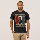 De Amerikaanse mariniers willen je T-shirt (Voorkant volledig)
