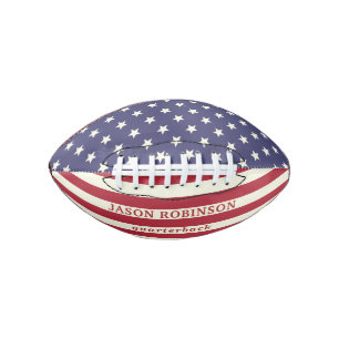 De Amerikaanse Naam van de Douane van de Strepen American Football