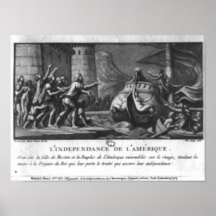 De Amerikaanse onafhankelijkheid Poster